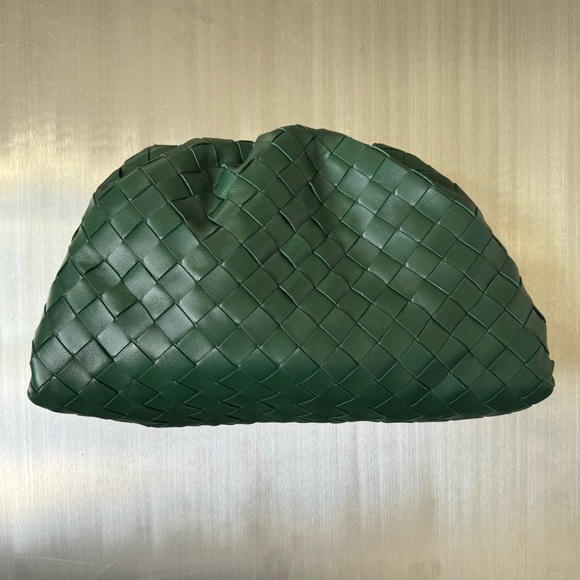 Bottega Veneta Handbags - Bottega Veneta Intreccio “The Pouch” Clutch in Raintree Green